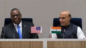 Rajnath Singh holds telephonic conversation with US Secretary of Defence Mr Lloyd Austin